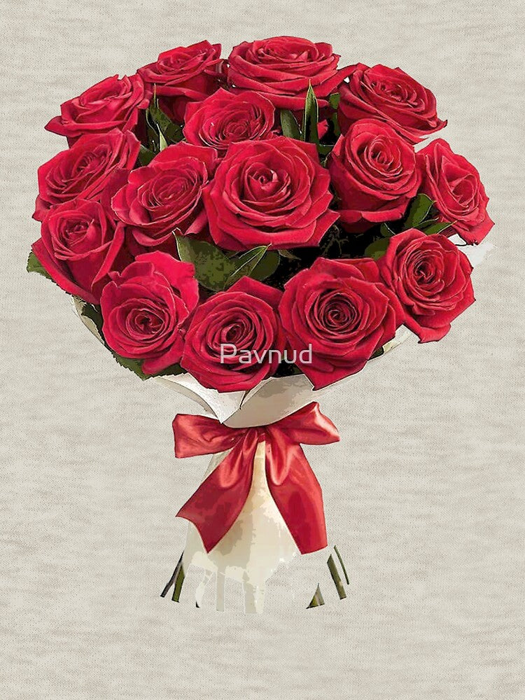 Valentine's Red Roses Bouquet by Pavnud T-Shirts, Hoodie, Sweatshirt | BlankRebels.com (Image 3)