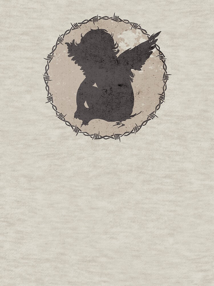 Cherub shadow with barbed wire by yourvanitybrand T-Shirts, Hoodie, Sweatshirt | BlankRebels.com (Image 3)