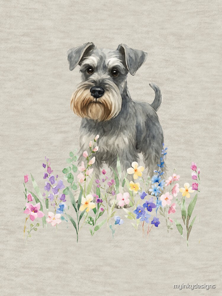 Lovely Terrier Dog — Cute & Loyal Canine Design by myinkydesigns T-Shirts, Hoodie, Sweatshirt | BlankRebels.com (Image 3)