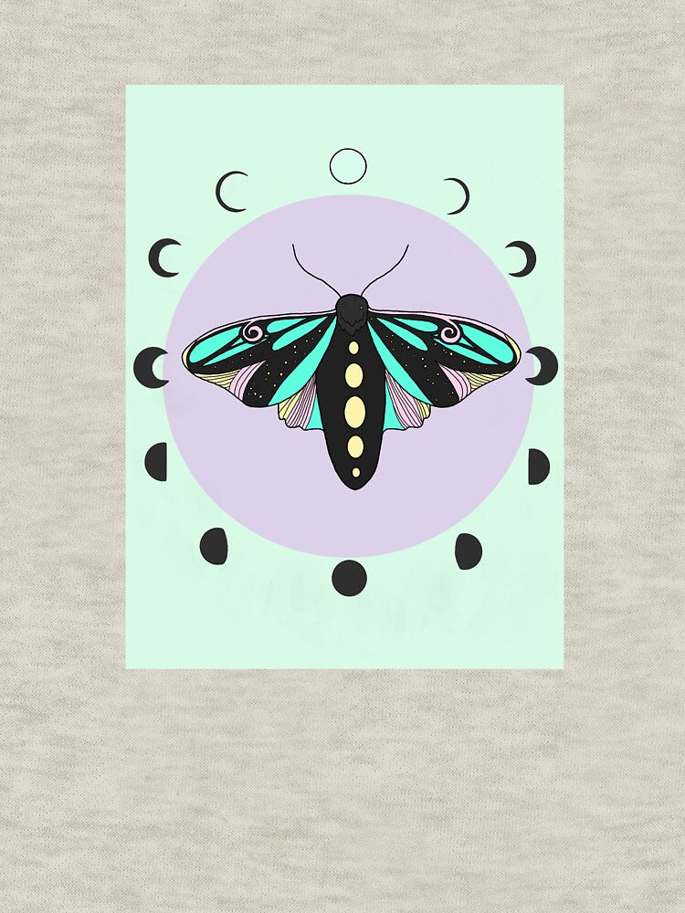 Moon Phase Moth by queerlywitches T-Shirts, Hoodie, Sweatshirt | BlankRebels.com (Image 3)