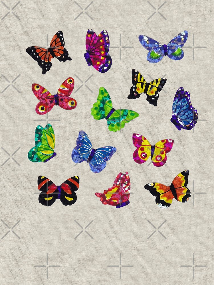 Vintage Glittery Butterflies by CyrelleLana T-Shirts, Hoodie, Sweatshirt | BlankRebels.com (Image 3)