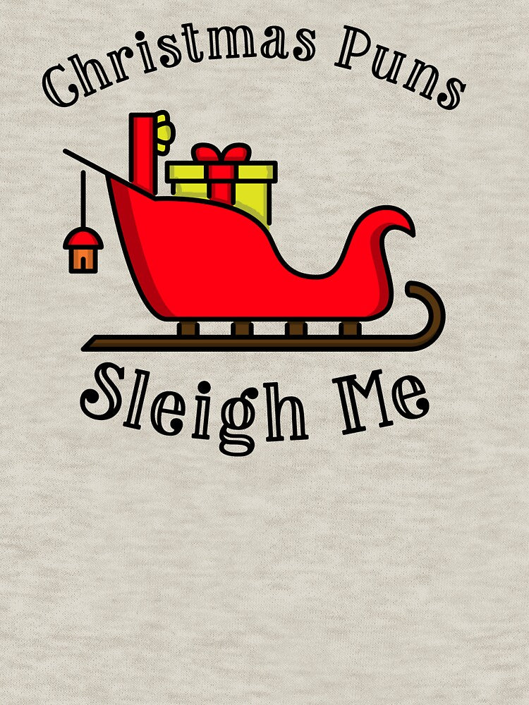 TRLT Christmas Sleigh Pun by trtlpod T-Shirts, Hoodie, Sweatshirt | BlankRebels.com (Image 3)
