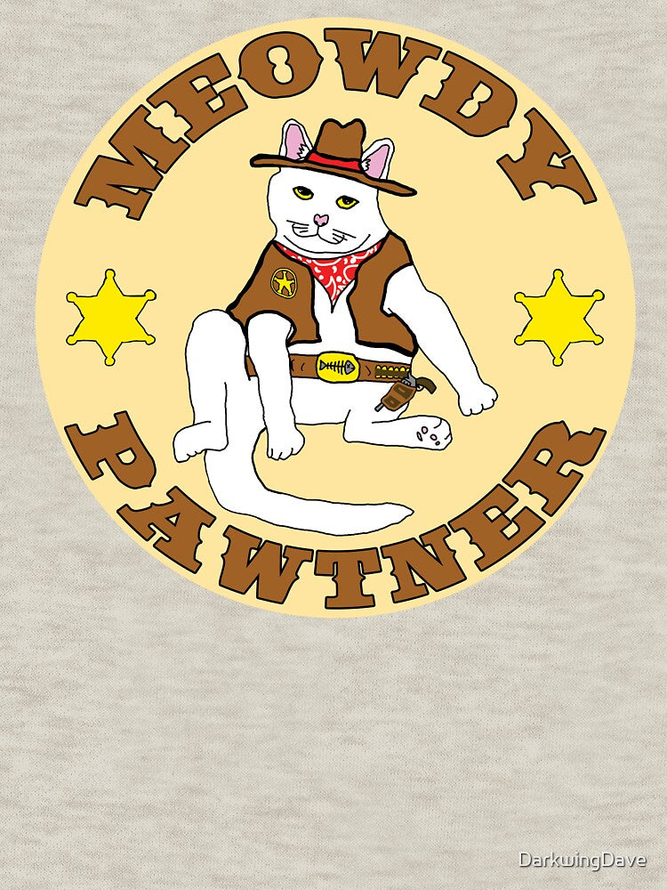 Meowdy Pawtner | Cat Cowboy by DarkwingDave T-Shirts, Hoodie, Sweatshirt | BlankRebels.com (Image 3)