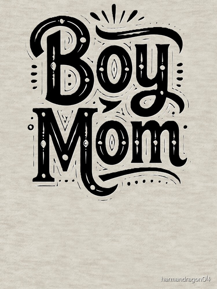 Boy Mom Vibes: Proud Mama Designs by harmandragon04 T-Shirts, Hoodie, Sweatshirt | BlankRebels.com (Image 3)