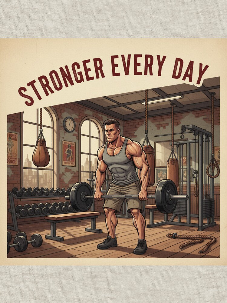STRONGER EVERY DAY. OLD SCHOOL by MaciejErdon