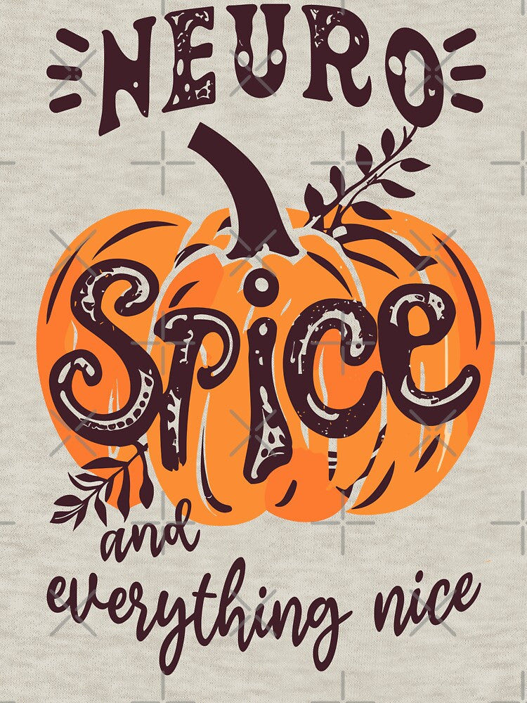 Neurospice And Everything Nice Audhd Pumpkin by SubtleSplit T-Shirts, Hoodie, Sweatshirt | BlankRebels.com (Image 2)