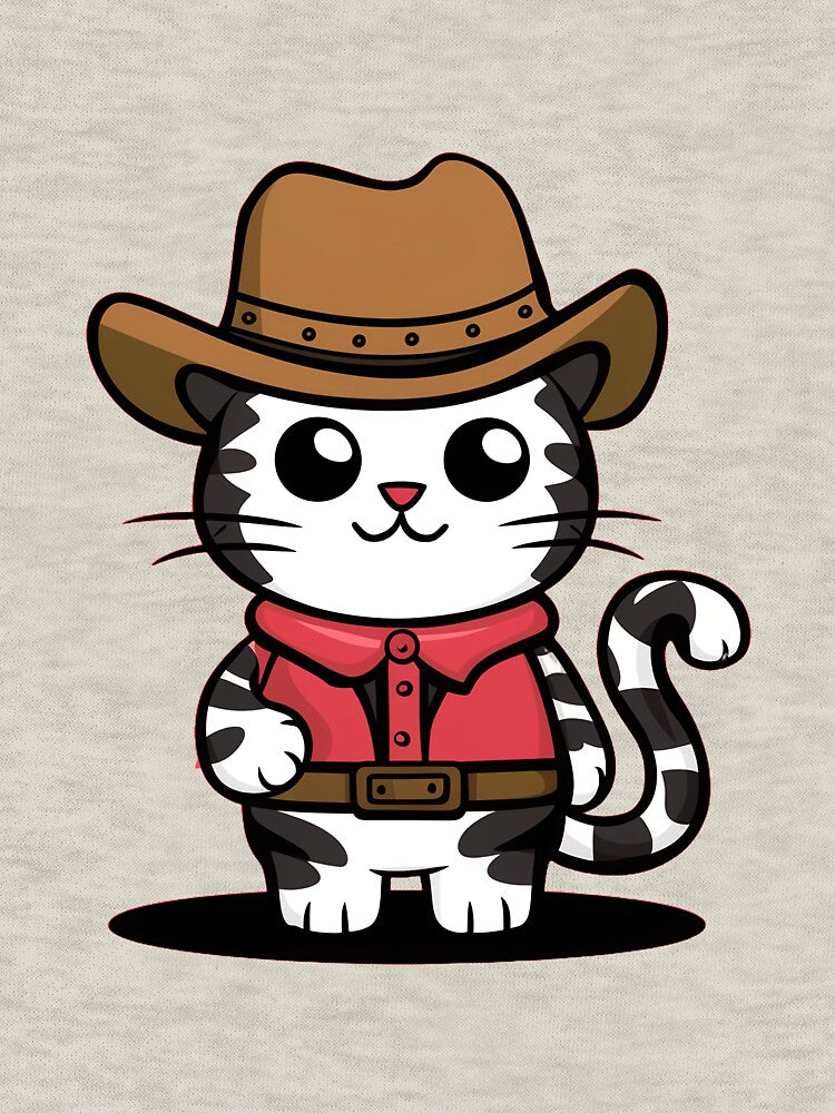 cute Meowdy Cowboy Cat by 90's Misaki T-Shirts, Hoodie, Sweatshirt | BlankRebels.com (Image 3)