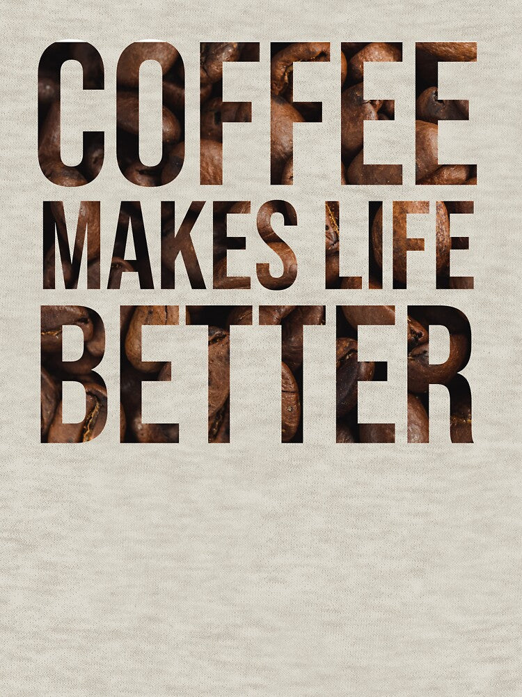 Coffee Makes Me A Better Person T-Shirt:Gift For Coffee lover, Christmas gift ,Holiday Shirt,Cute Family Gift... (Image 3)