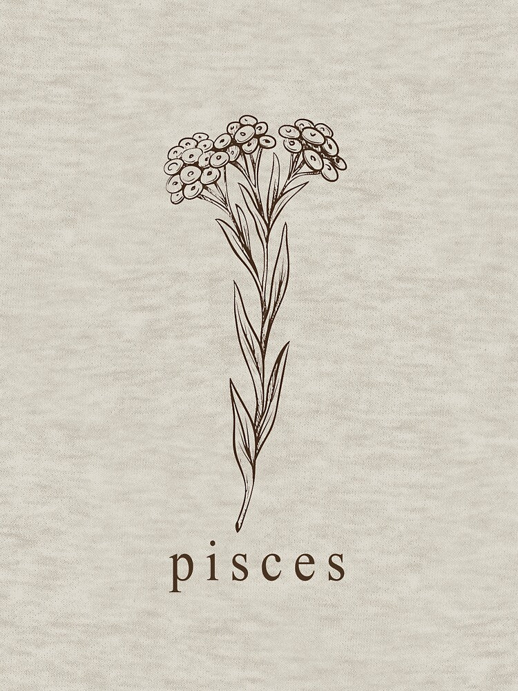 Pisces Botanical Zodiac by mandeegirl17 T-Shirts, Hoodie, Sweatshirt | BlankRebels.com (Image 3)