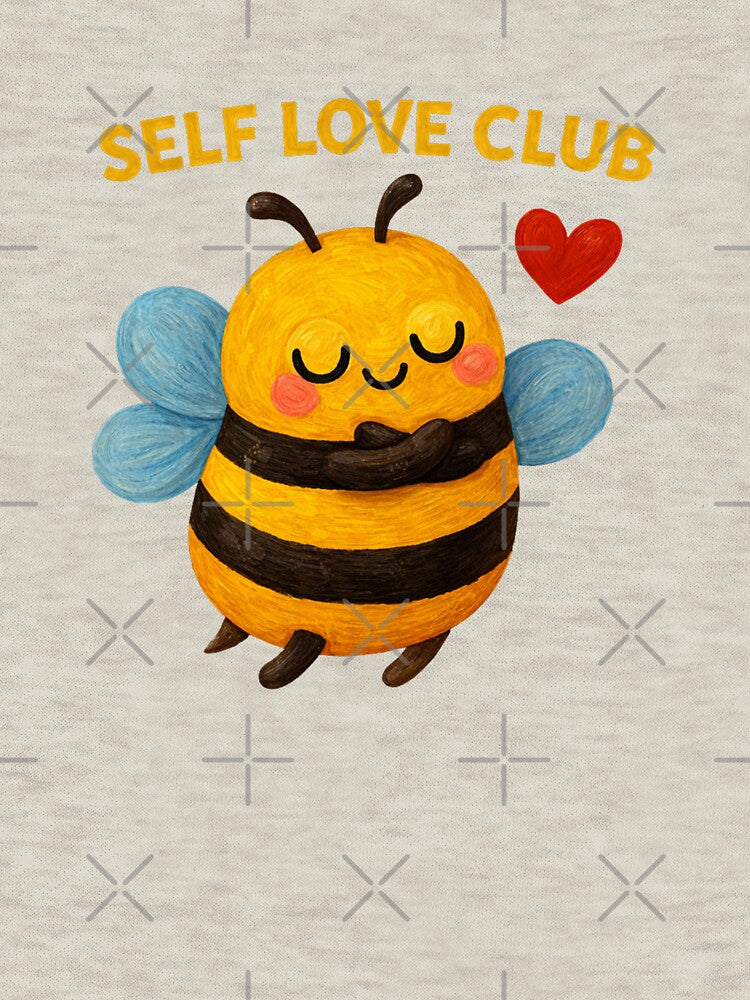 Self Love Club Cute Bee Art by Liv Solara T-Shirts, Hoodie, Sweatshirt | BlankRebels.com (Image 3)