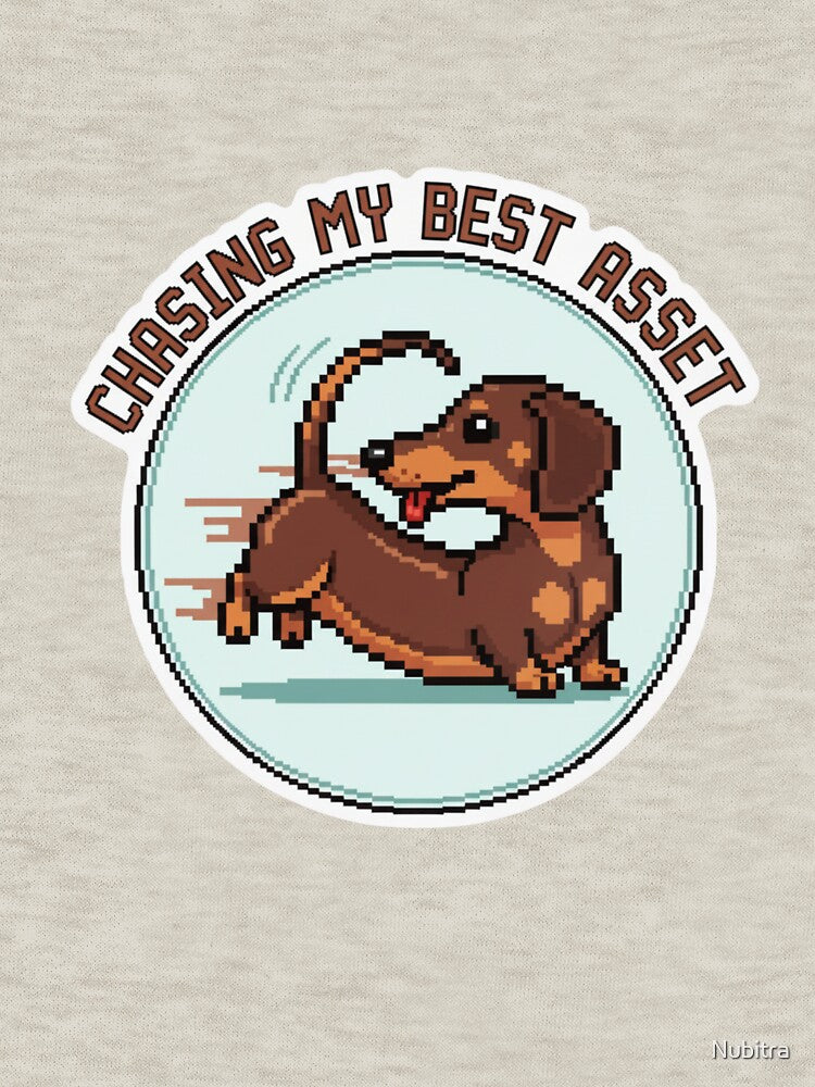 Dachshund Dogdog Pixel Sticker by Nubitra T-Shirts, Hoodie, Sweatshirt | BlankRebels.com (Image 3)