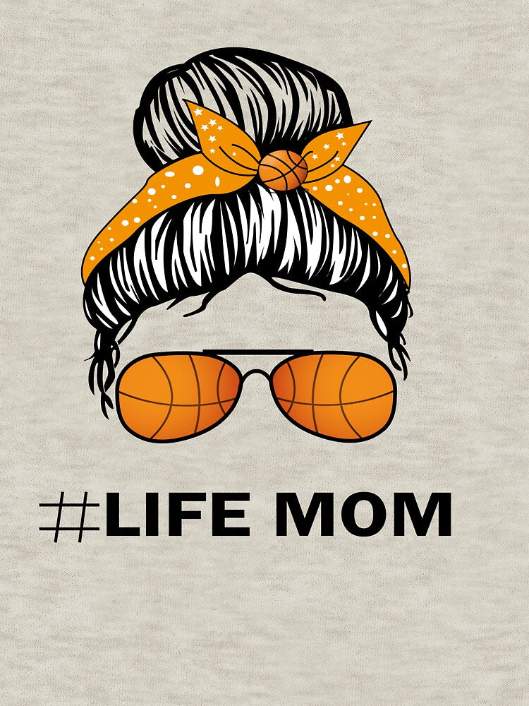 life mom Basketball Mom Shirt, Mother's Day Gift Shirt, Basketball Mama Shirt, Gift to Mama Shirt, Basketball... (Image 3)