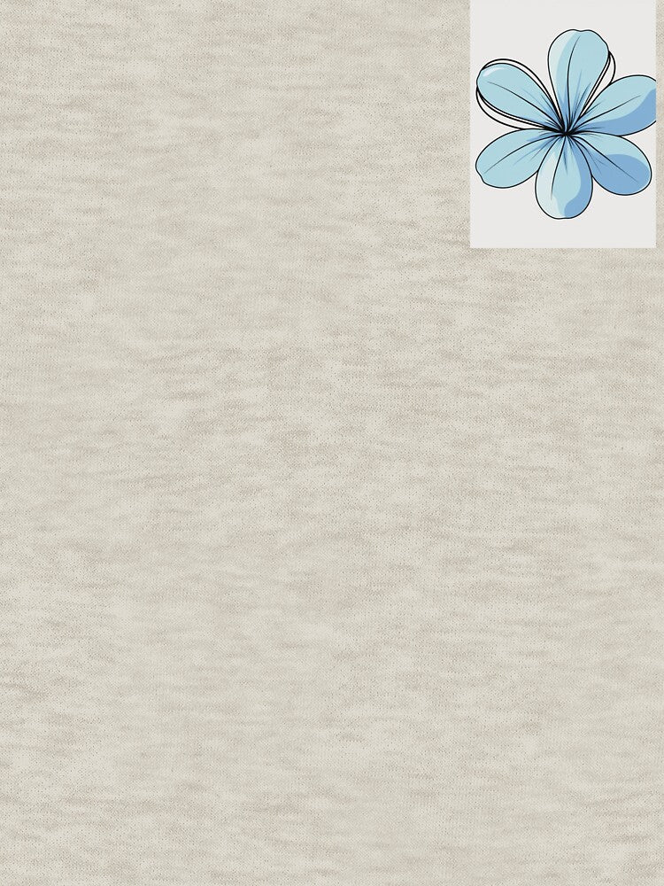 Aesthetic blue flower design inspired by trendy hair clips, minimalist and modern style, soft pastel blue... (Image 3)