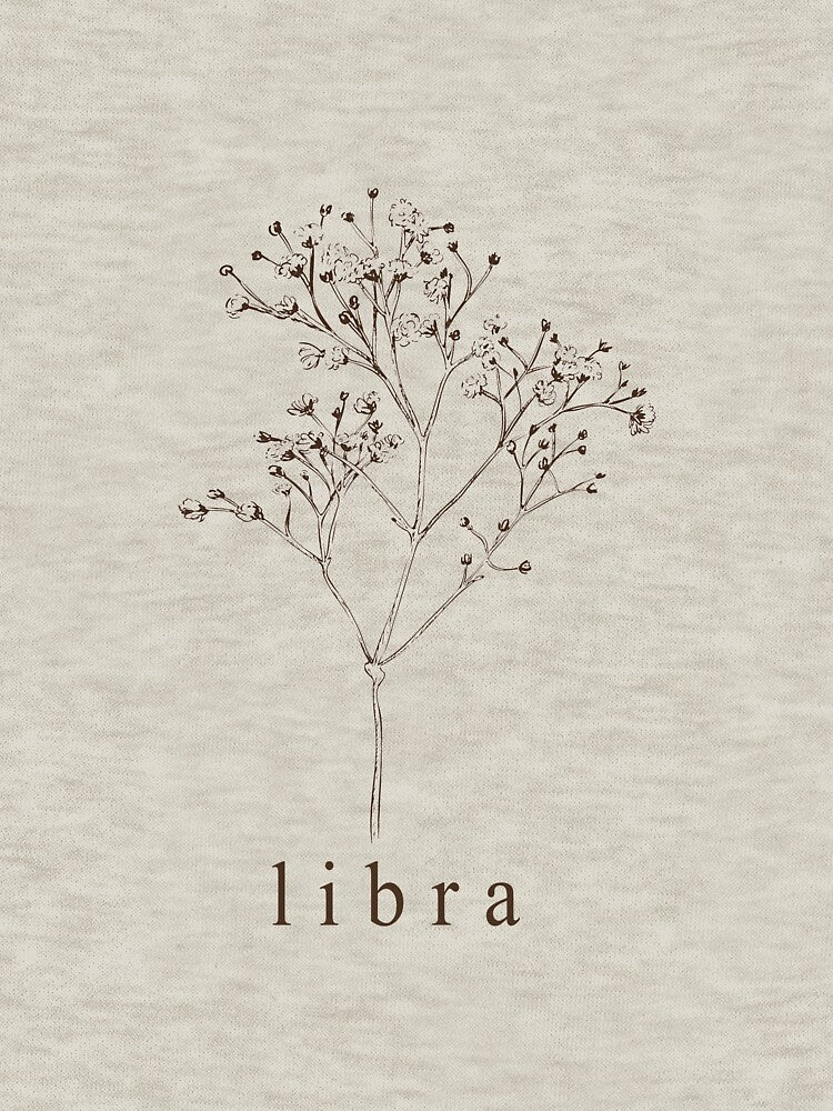 Libra Botanical Zodiac by mandeegirl17 T-Shirts, Hoodie, Sweatshirt | BlankRebels.com (Image 3)