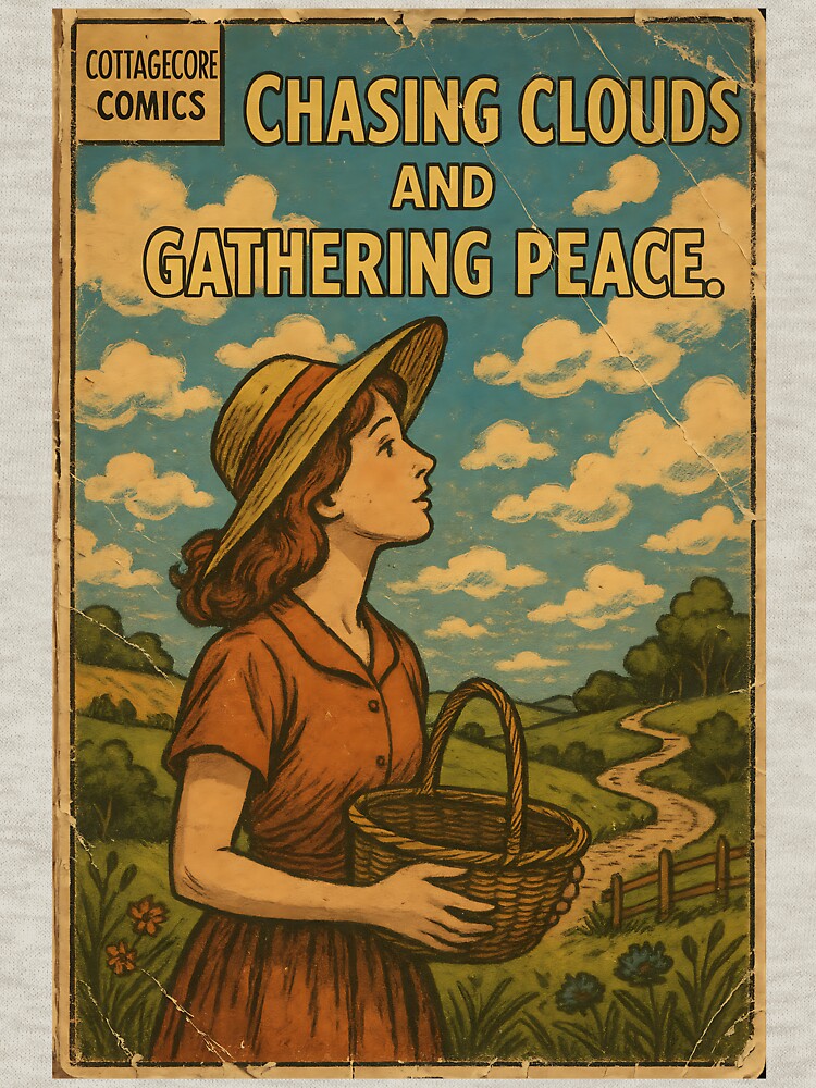 Cottagecore Aesthetic: Chasing Clouds, Gathering Peace by bapupa T-Shirts, Hoodie, Sweatshirt | BlankRebels.com (Image 3)