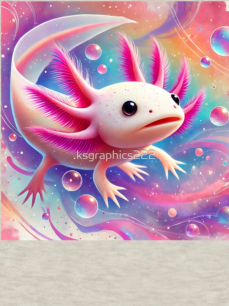 Axolotl Art #146 | Axolotl Lovers by ksgraphics222 T-Shirts, Hoodie, Sweatshirt | BlankRebels.com (Image 3)