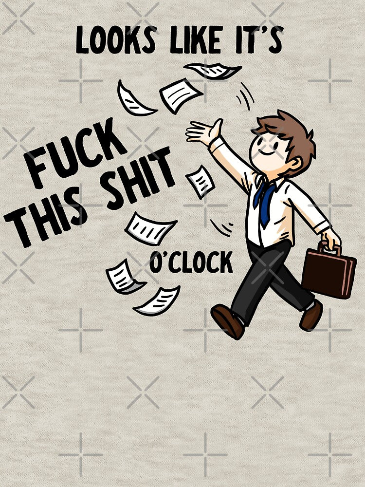 Fuck This Shit O'Clock by RottenAppleShop T-Shirts, Hoodie, Sweatshirt | BlankRebels.com (Image 3)