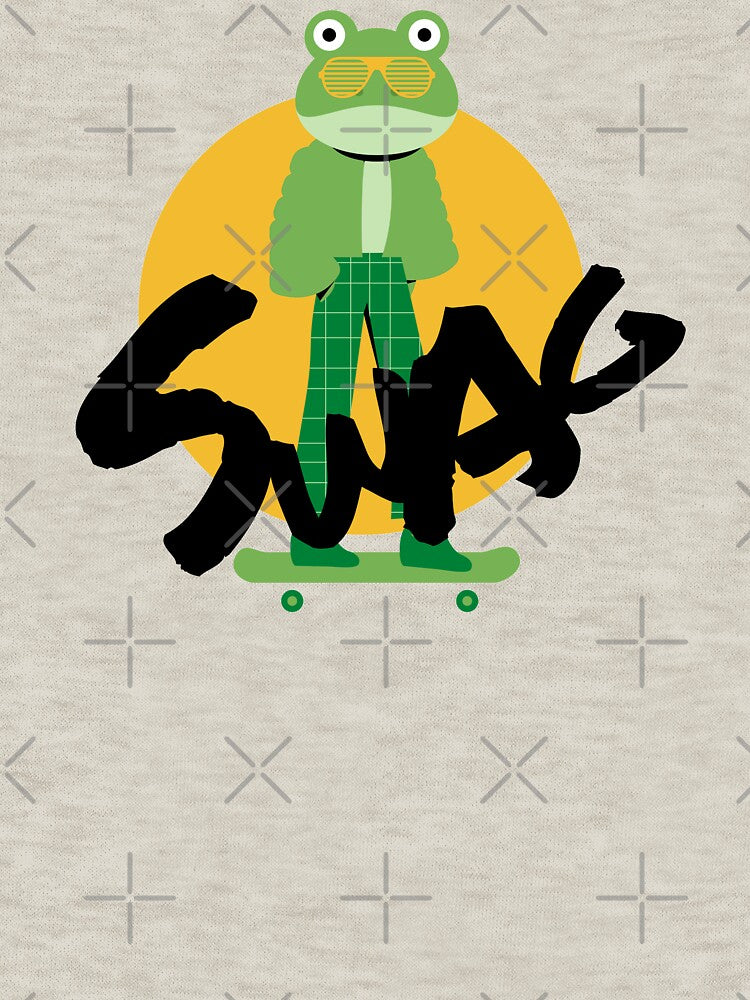 FROG ON SKATEBOARD DESIGN by Ausububu T-Shirts, Hoodie, Sweatshirt | BlankRebels.com (Image 3)