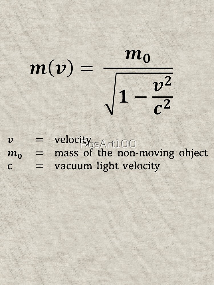 Formula, relative mass by RosArt100 T-Shirts, Hoodie, Sweatshirt | BlankRebels.com (Image 3)