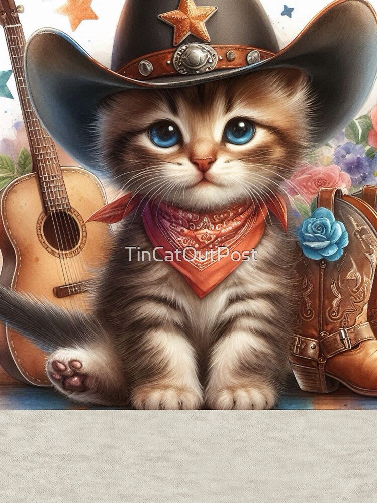 Meowdy Partner! by TinCatOutPost T-Shirts, Hoodie, Sweatshirt | BlankRebels.com (Image 3)