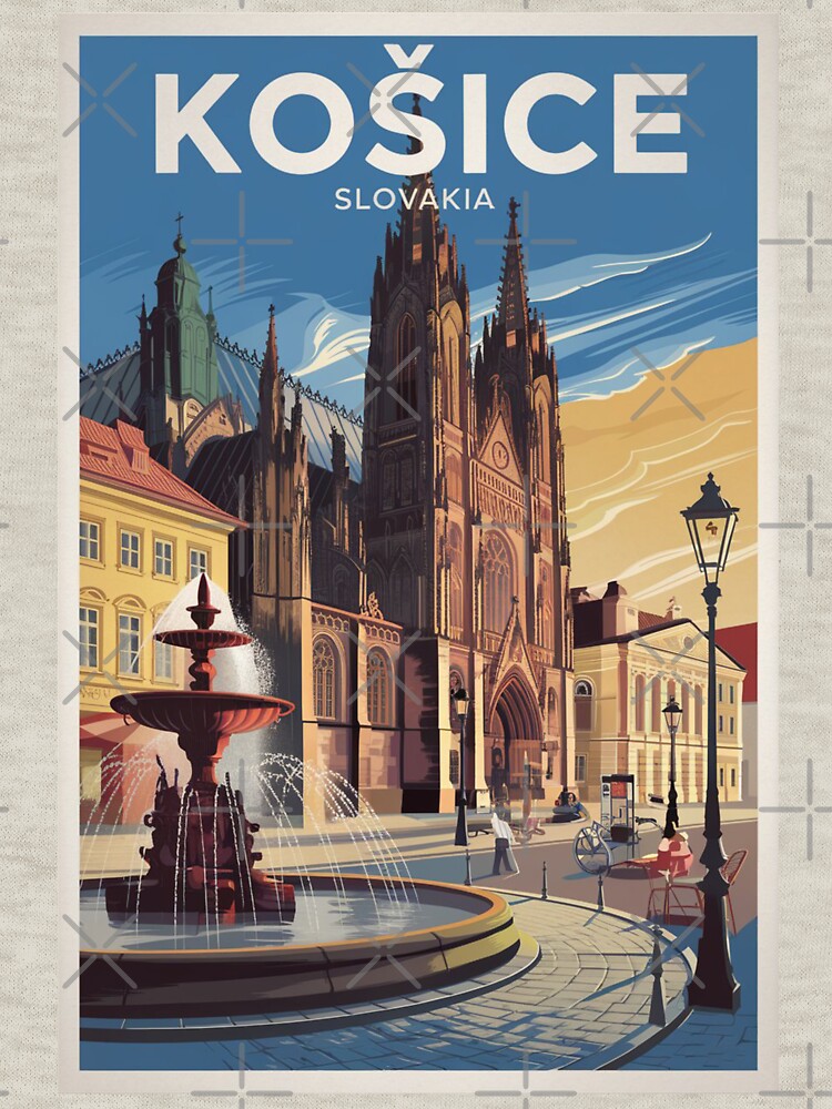 Kosice Vintage Travel Poster by TravelerRat