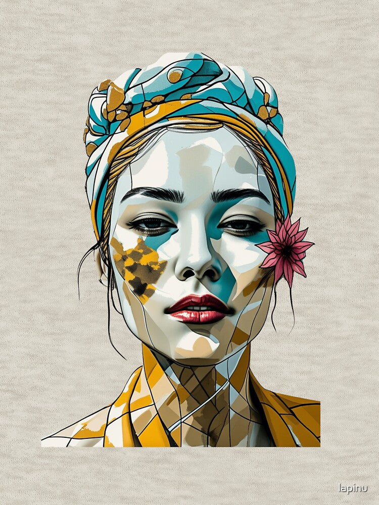 Woman's face - Fragments of Her by lapinu T-Shirts, Hoodie, Sweatshirt | BlankRebels.com (Image 3)