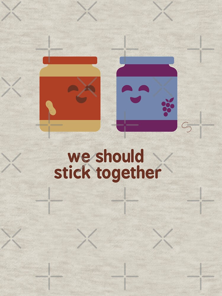 Foodie Buddies - We Should Stick Together by zacrizy T-Shirts, Hoodie, Sweatshirt | BlankRebels.com (Image 3)