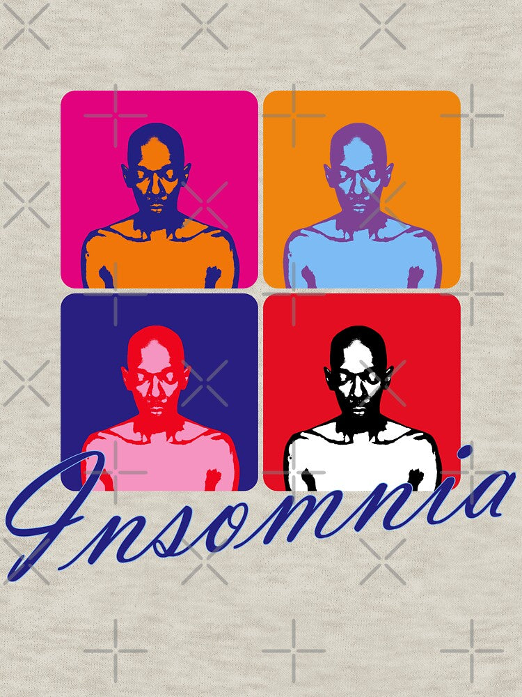 Faithless Insomnia - Warhol Style Print With Text by SMStore