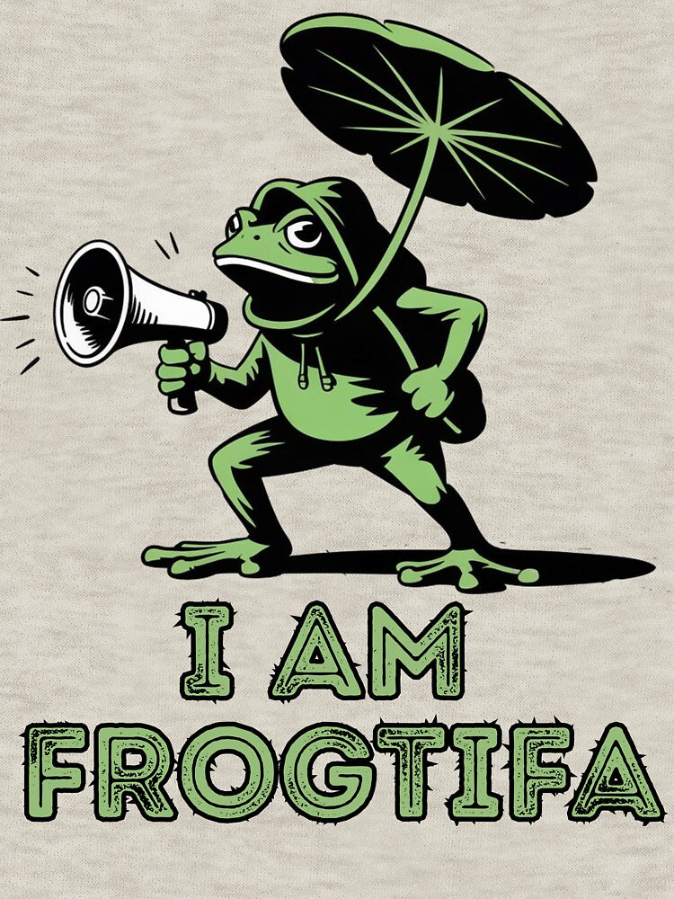 I Am Frogtifa Ribbit Protest Portland Frog Meme by NightWisdom T-Shirts, Hoodie, Sweatshirt | BlankRebels.com (Image 3)