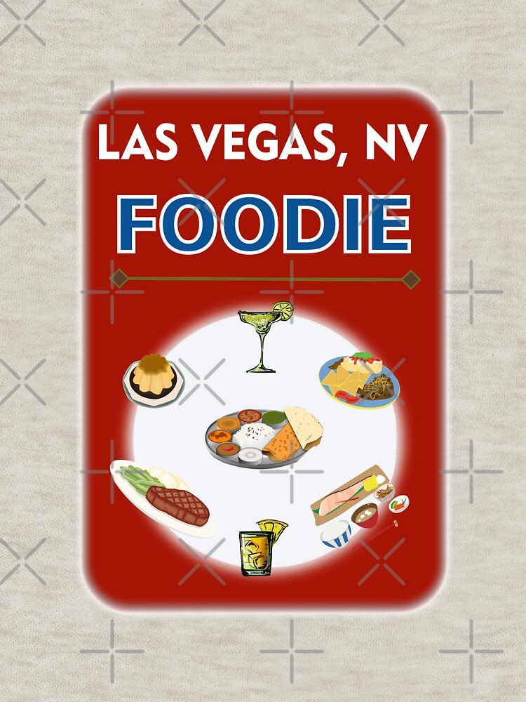 Las Vegas, NV Foodie - Desert Red Background by ThisNThatImages T-Shirts, Hoodie, Sweatshirt | BlankRebels.com (Image 3)