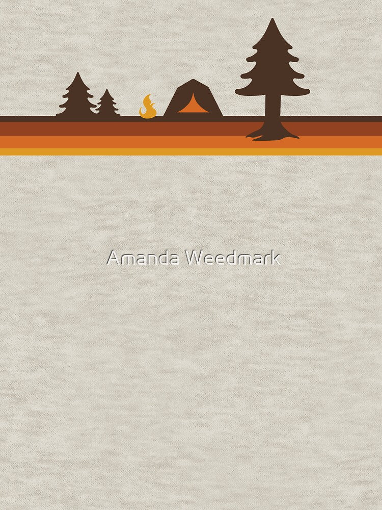 Happy Camper (Retro, 70s, Camping) by Amanda Weedmark T-Shirts, Hoodie, Sweatshirt | BlankRebels.com (Image 3)