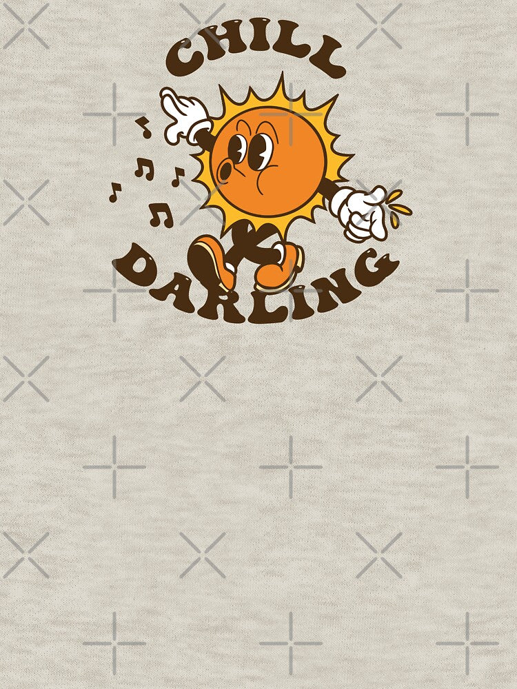 Chill Darling Shirt, Y2k Aesthetic Summer Shirt, by chipmuckdesignn Hoodie, Sweatshirt | BlankRebels.com (Image 3)
