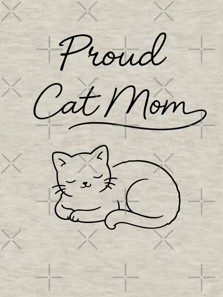 Cat Mom Club White Line Design – Minimalist Cat Lover Black Shirt by mibrand Hoodie, Sweatshirt | BlankRebels.com (Image 3)