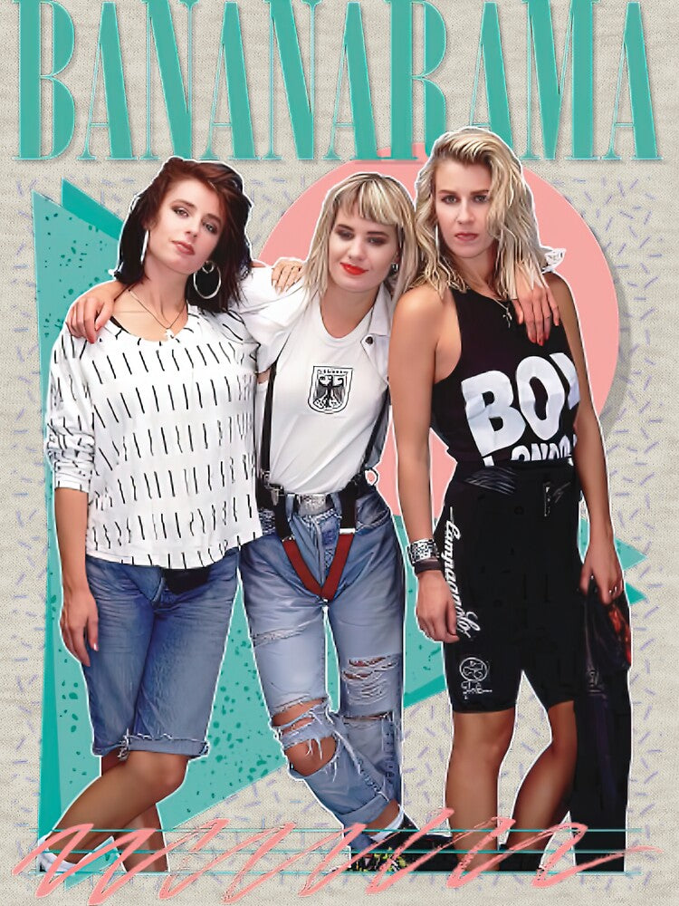 Bananarama - Retro 80s Fan Art by ThomasenaYa T-Shirts, Hoodie, Sweatshirt | BlankRebels.com (Image 3)