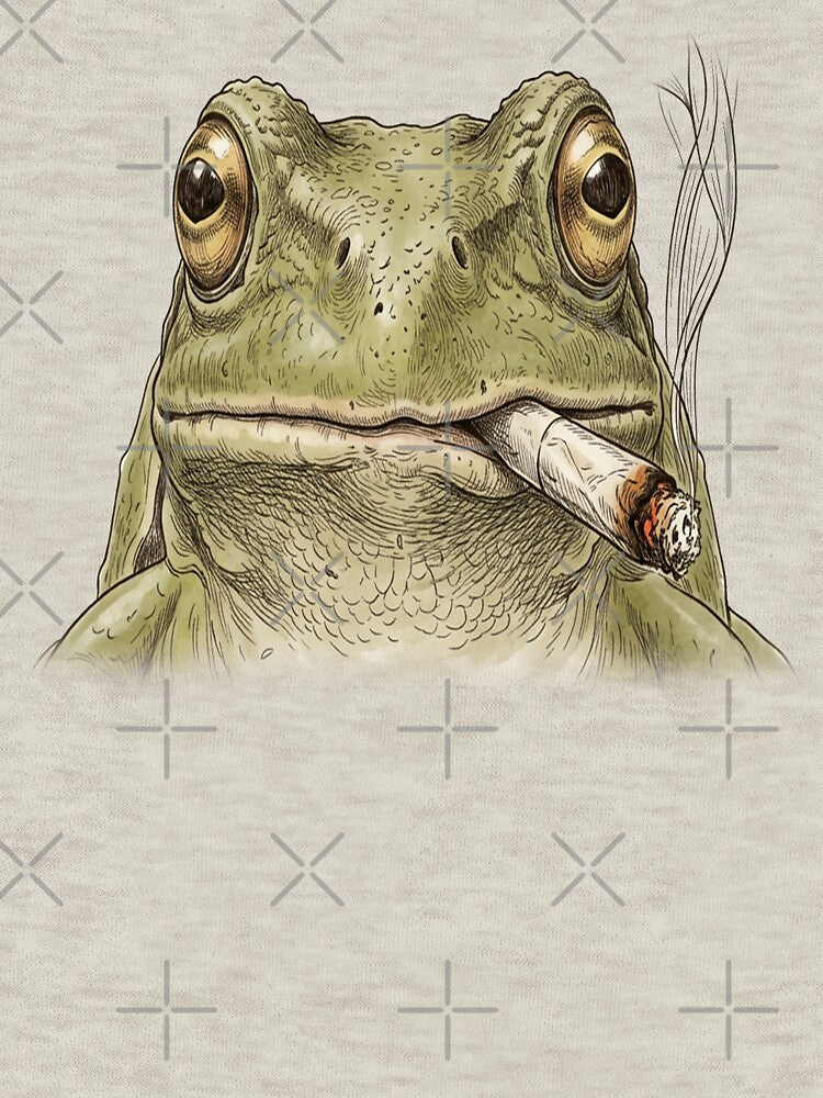 Smoking Frog. by EunsooLee T-Shirts, Hoodie, Sweatshirt | BlankRebels.com (Image 3)