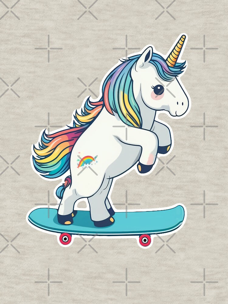 a unicorn skateboarding by shillzen T-Shirts, Hoodie, Sweatshirt | BlankRebels.com (Image 3)