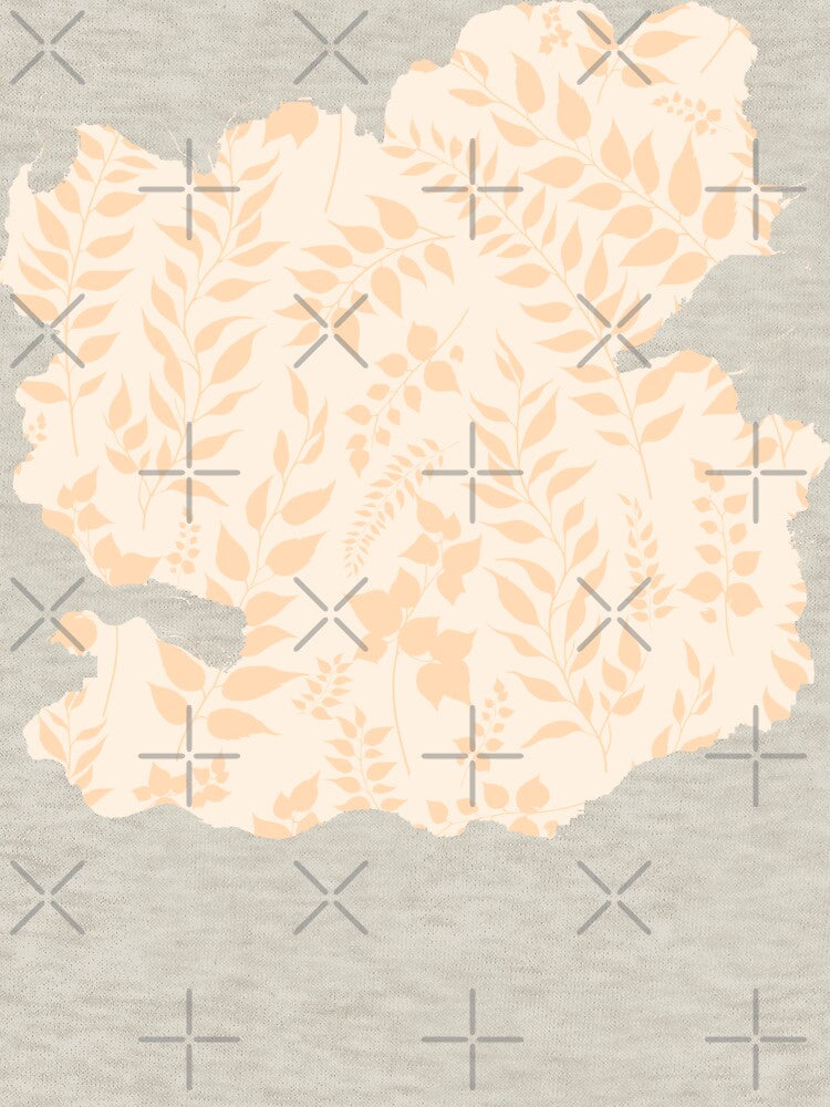 Greenery Botanical Print Peach Leaves by SilverPegasus T-Shirts, Hoodie, Sweatshirt | BlankRebels.com (Image 3)