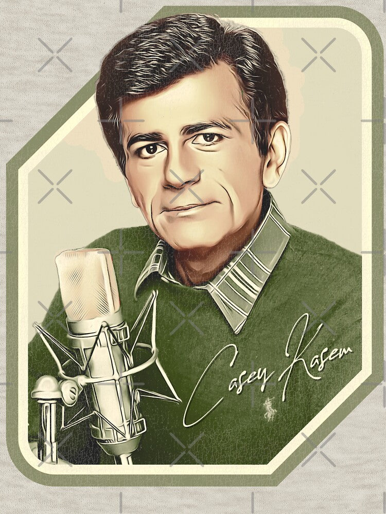 Casey Kasem / Radio DJ Top 40 Legend by acquiesce13 T-Shirts, Hoodie, Sweatshirt | BlankRebels.com (Image 3)