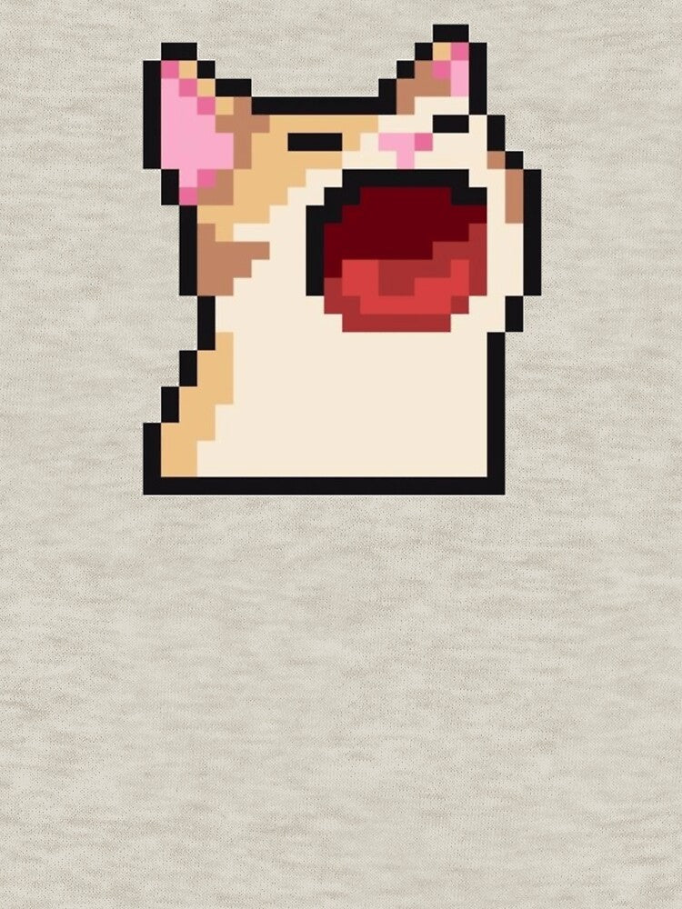 Funny cat pixel design by FrostCore1