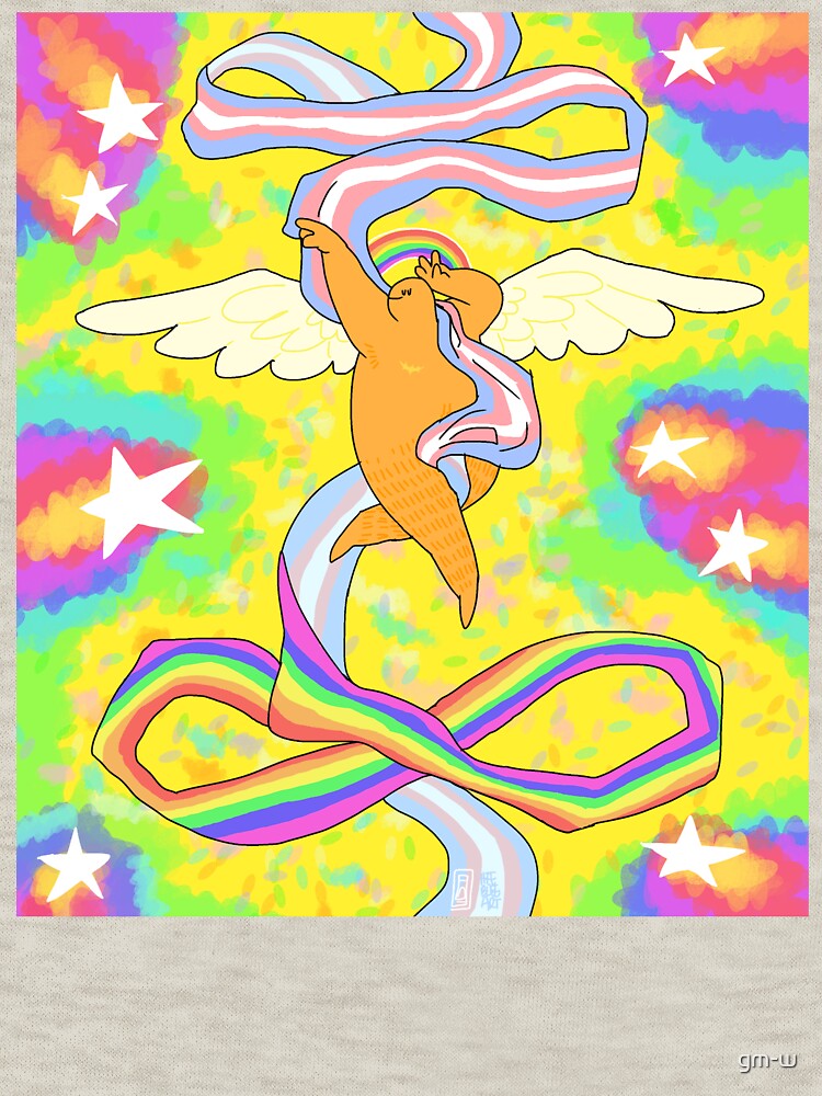 Pride Ribbon Angel (Star Version) by gm-w T-Shirts, Hoodie, Sweatshirt | BlankRebels.com (Image 3)
