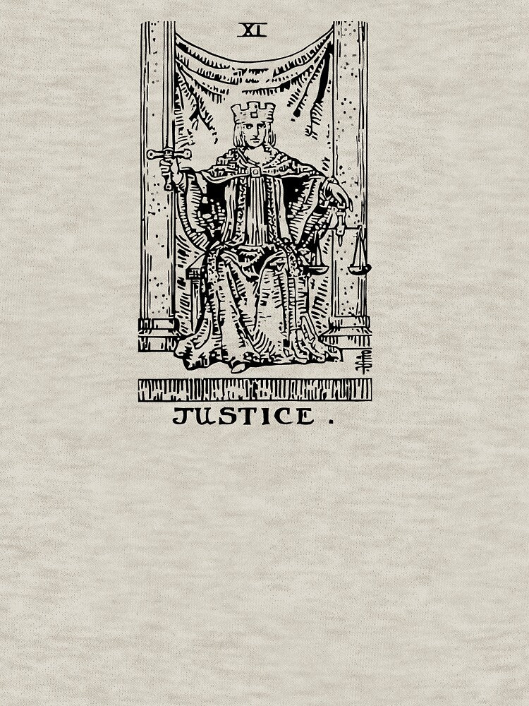 Justice tarot card deck by Michallandsberg T-Shirts, Hoodie, Sweatshirt | BlankRebels.com (Image 3)