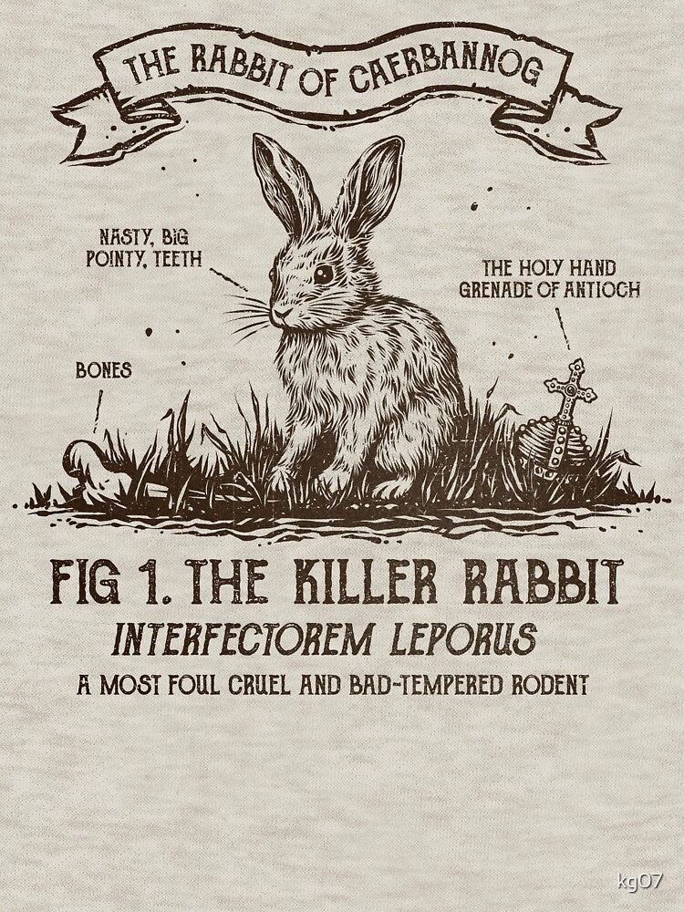The Rabbit of Caerbannog by kg07 T-Shirts, Hoodie, Sweatshirt | BlankRebels.com (Image 3)