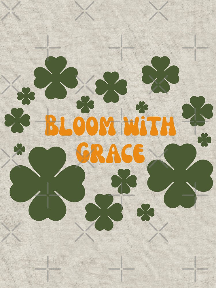 bloom with grace, simple motivational quotes by BlareBlare T-Shirts, Hoodie, Sweatshirt | BlankRebels.com (Image 3)