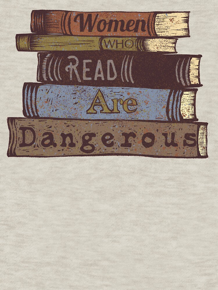 Women Who Read are Dangerous by Littlebadwren T-Shirts, Hoodie, Sweatshirt | BlankRebels.com (Image 3)