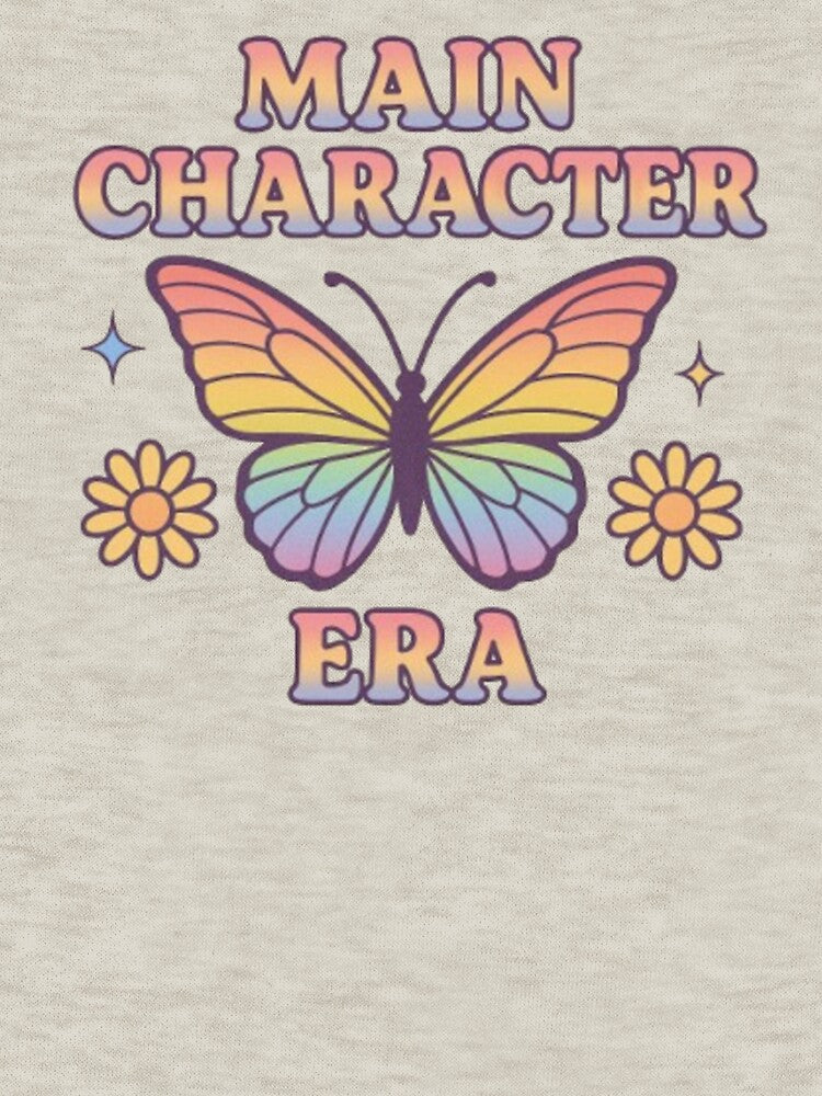 Main Character Era | Retro Butterfly Aesthetic Design by Syrupulse T-Shirts, Hoodie, Sweatshirt | BlankRebels.com (Image 3)