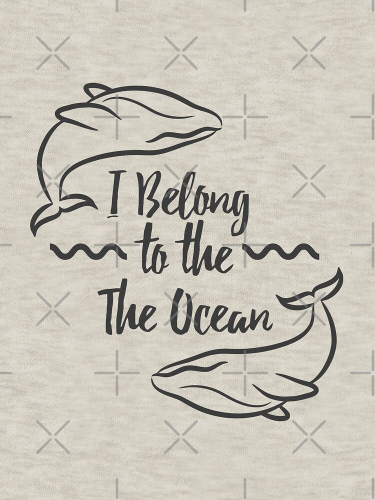 I BELONG TO THE OCEAN by headstock T-Shirts, Hoodie, Sweatshirt | BlankRebels.com (Image 3)