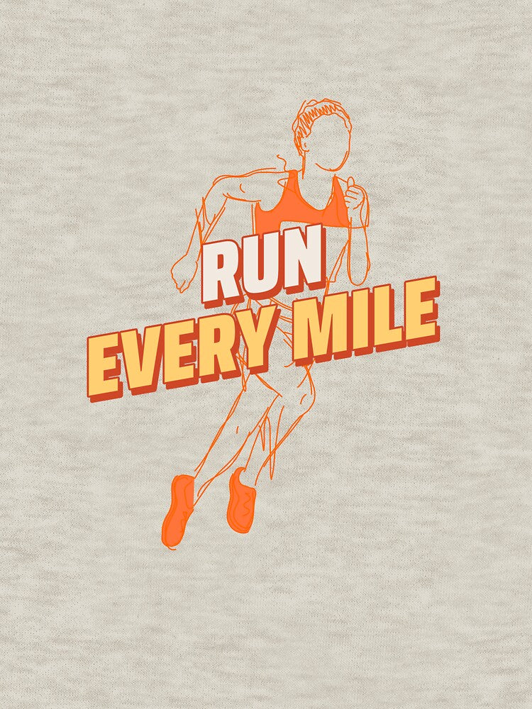 Run Every Mile – Motivational Runner Silhouette Design by Atlantic Flyer Designs T-Shirts, Hoodie, Sweatshirt (Image 3)