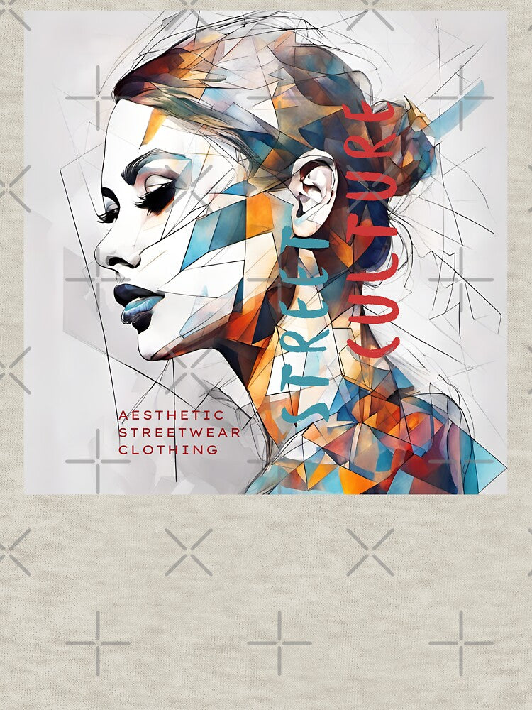 Aesthetic Girl Cubism Art by Beauxanimes T-Shirts, Hoodie, Sweatshirt | BlankRebels.com (Image 3)