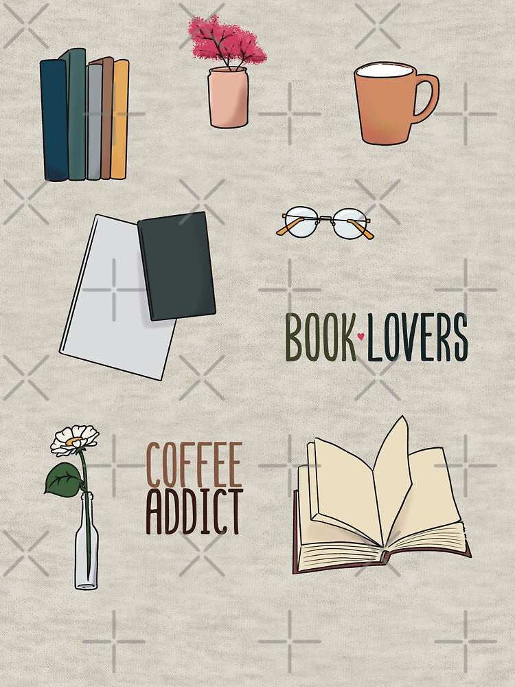 Coffee and books by CricketDoodles T-Shirts, Hoodie, Sweatshirt | BlankRebels.com (Image 3)