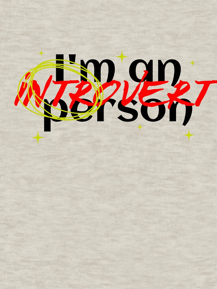 I'm an Introvert Person - Y2K Aesthetic Graphic by Emagicc T-Shirts, Hoodie, Sweatshirt | BlankRebels.com (Image 3)